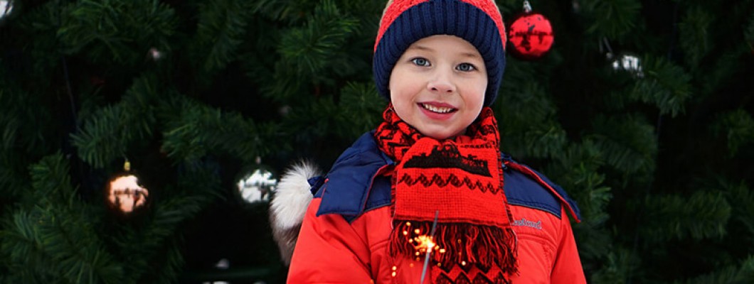 Children's fashion, warm scarf