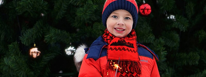 Children's fashion, warm scarf